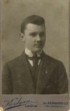 M1707N Young man portrait, studio Kordyan, Lw&oacute;w