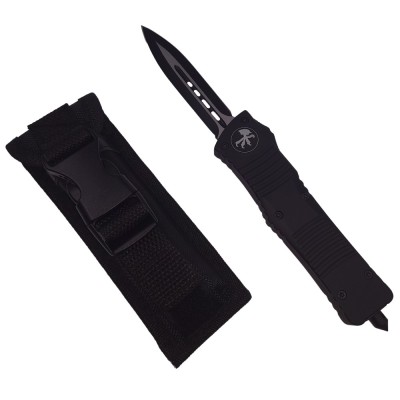 Briceag de vanatoare automat IdeallStore&amp;reg;, Hawk Claw, 24 cm, negru, husa inclusa foto