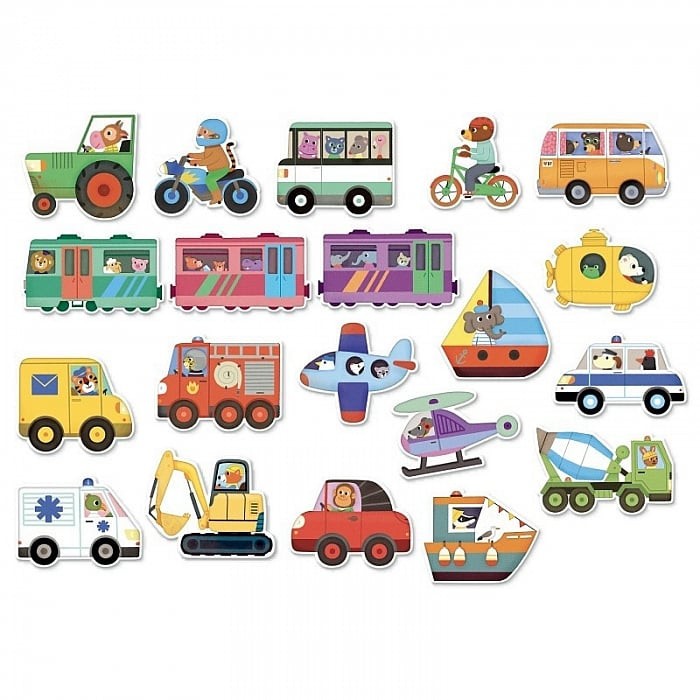 Magneti Mijloace de Transport pentru copii