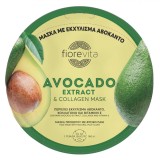 Masca Față Fiorevita, Avocado și Colagen, Revigorare și Hidratare, Capacitate 18g