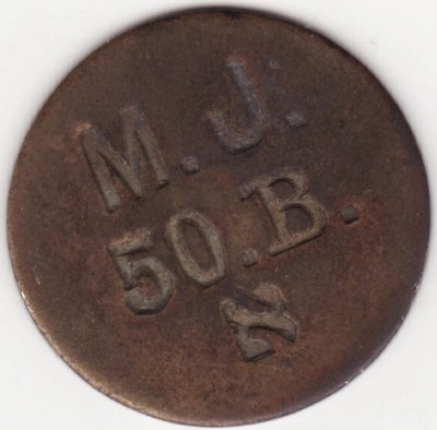 Jeton - M. J. 50. B. foto