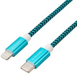 Cumpara ieftin Cablu de incarcare si transfer de date GoGEN USB-C / Lightning, 1 metru,