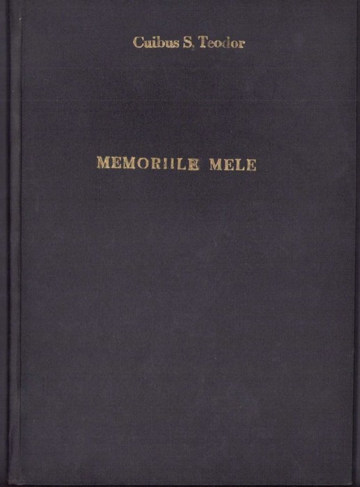 HST 507SP Memoriile mele - manuscris inedit