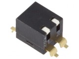 Comutator DIP-SWITCH 2 Secțiuni ON-OFF 0.025A 24VDC