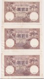 Lot 3 bancnote de 500 lei 1918 / 1919 , date diferite , stari VF+ -> XF . Culori vii, piese nespalate.