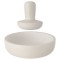 Mojar cu pistil BergHOFF, 2 piese, 17 cm, Ceramica, Alb HighLine Cooking