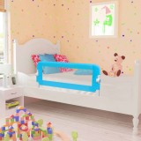 Cumpara ieftin Balustradă de siguranță pentru pat copil, albastru, 102x42 cm, vidaXL