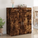 Gossi dulap, stejar fumuriu, 80x42,5x93 cm, lemn prelucrat