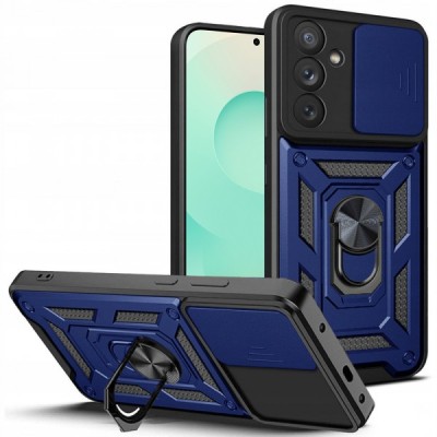 Husa pentru Samsung Galaxy S25 FE, Techsuit, CamShield, Albastra foto