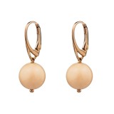 Cumpara ieftin Cercei Vibrant din coral de bambus roz