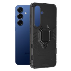 Husa Samsung Galaxy S25 Techsuit Silicone Shield, negru foto