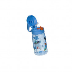 Sticla apa pentru copii, Spatiu, albastru, gradinita, Baieti, 430ml, ATU-085659