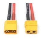 Set mufa XT30 tata mama cu cablu siliconic, Oem