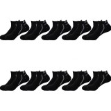Set 10 perechi de sosete pentru barbati, SS003, Negru, marime universala