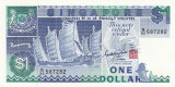 Singapore, 1 Dolar (nedatata; circa 1987), UNC