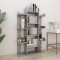 Gossi biblioteca, gri beton, 86x25,5x140 cm, pal