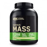 Gainer proteine Serious Mass cu aroma de vanilie, 2.73kg, Optimum Nutrition