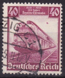 Germania-Recih 1935 - tren 1v.(face parte dintr-o serie)stampilat(z)