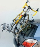 Suport Portbagaj Biciclete Auto Universal, Otel, 6 Curele Prindere, Gri, Compatibil Majoritate Autoturisme
