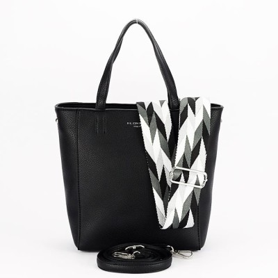 Geanta neagra FloraCo Paris H6901 16 foto