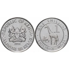 Kenya 2018 - 1 shilling, circulata