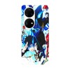 Husa compatibila cu Huawei P50 Pro model Rin and Yukio Blue Exorcist, Silicon, TPU, Viceversa, Transparent, Carcasa