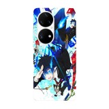 Husa compatibila cu Huawei Nova 8i model Rin and Yukio Blue Exorcist, Silicon, TPU, Viceversa, Transparent, Carcasa