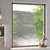 vidaXL Plasă de insecte pentru feronerie Maro 130 x 150 cm 42034116