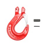 Carlig cu bolt si siguranta pentru lant zala fi 10 mm, sarcina maxima 3.15 T