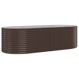 Cumpara ieftin Strat inaltat gradina 249x100x68 cm otel galvanizat