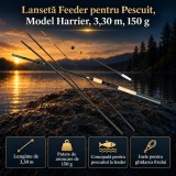 Lansetă Feeder pentru Pescuit, Model Harrier, 3,30 m, 150 g