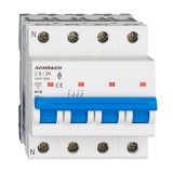 Schrack Technik Amparo MCB 3P+N 6A curba C, 6 kA