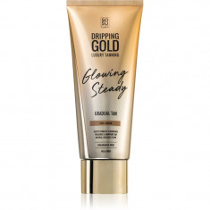 Dripping Gold Glowing Steady crema autobronzanta pentru bronzare treptata Light - Medium 200 ml