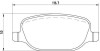 Placute frana Alfa Romeo 159 (939), Brera (939), Spider (939, 939); Lancia Delta 3 (844), Thesis (841ax) SRLine parte montare : Punte spate