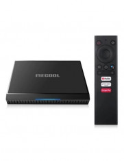 TV Box Mecool KM6 Classic Smart Media Player Negru, 4K, RAM 2GB, ROM 16GB, Android 10, Amlogic S905X4 Quad Core, WiFi 2.4G foto