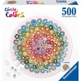 Cumpara ieftin Puzzle Cerc Gogosi Americane, 500 Piese, Ravensburger