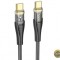 Cablu Date si Incarcare USB-C - USB-C HOCO U121 60W 1.2m Negru