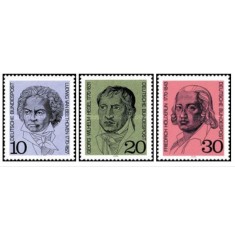 Germania 1970 - Beethoven,Hegel si H&ouml;lderlin, serie neuzata