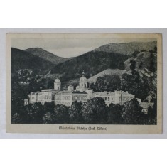 MANASTIREA BISTRITA ( JUDETUL VALCEA ) , CARTE POSTALA , 1924