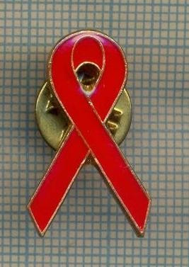 Y 866 INSIGNA - MEDICALA -CAMPANIE STOP SIDA - PENTRU COLECTIONARI foto