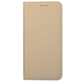 Cumpara ieftin Husa Flip Compatibila cu Samsung Galaxy Note 20 - iberry Smart Book Tip Carte Auriu