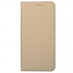 Husa Flip Compatibila cu Xiaomi Mi 10T Lite 5G - iberry Smart Book Tip Carte Auriu