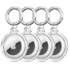 Pachet huse Airtag Tech-Protect Icon transparent 4 buc foto