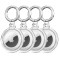 Pachet huse Airtag Tech-Protect Icon transparent 4 buc