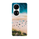 Husa compatibila cu Huawei Nova Y70 model Tropical beach, Silicon, TPU, Viceversa, Transparent, Carcasa