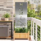 VidaXL Ecran de intimitate pentru grădină Argintiu 50 x 140 cm 876340