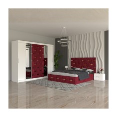 Dormitor Sofia Rosu 140x200cm