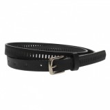 Curea dama, casual-eleganta, din piele ecologica, latime 1.8 cm, negru - CKD035, CK LEATHER