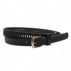 Curea dama, casual-eleganta, din piele ecologica, latime 1.8 cm, negru - CKD035