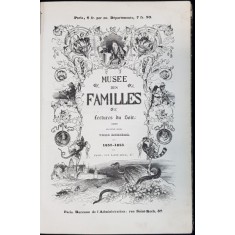 MUSEE DES FAMILLES, LECTURES DU SOIR 1852-1853 - PARIS, 1853